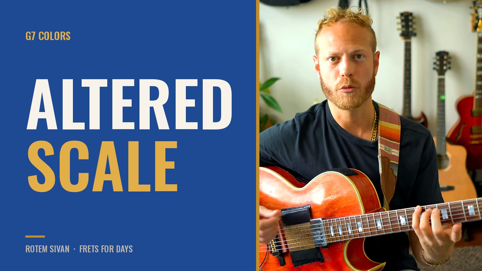 Altered Scale Guitar: 7 Lines and 7 Positions Over G7