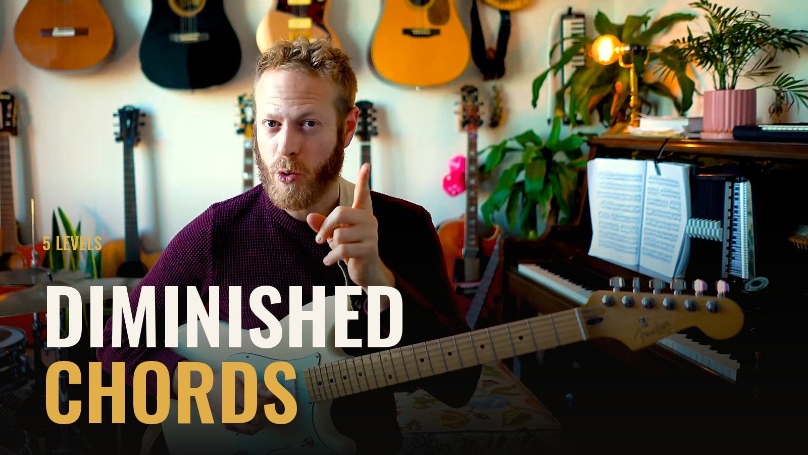 Diminished Chords on Guitar: 5 Levels From One Shape to Lines