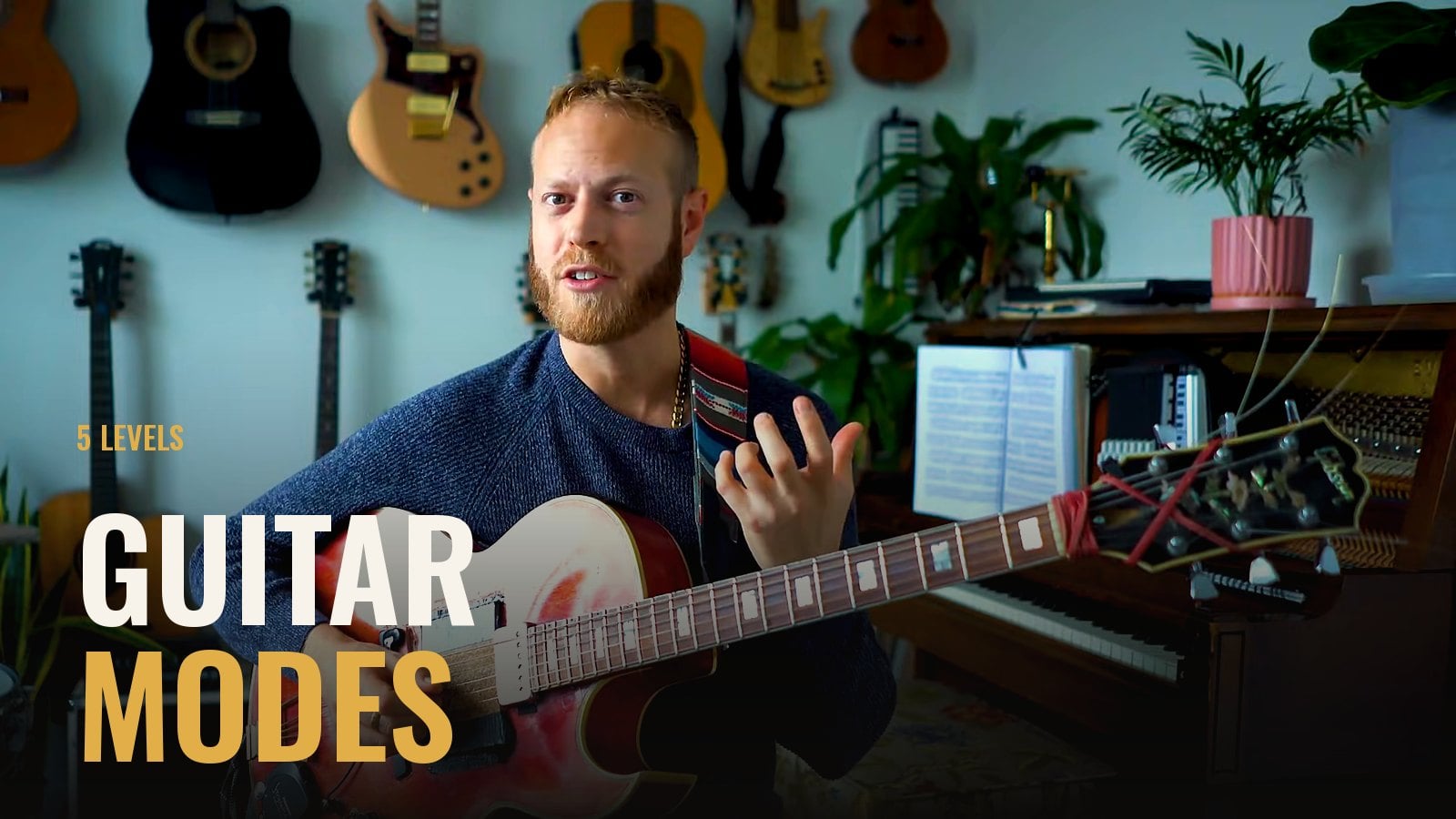 Guitar Modes in 5 Levels: Hear Each Color and Make Music With It