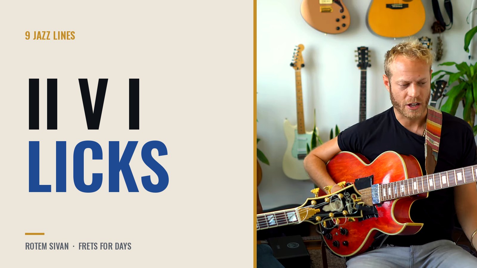 9 ii V I Jazz Guitar Licks and How to Mix Them Into Your Own