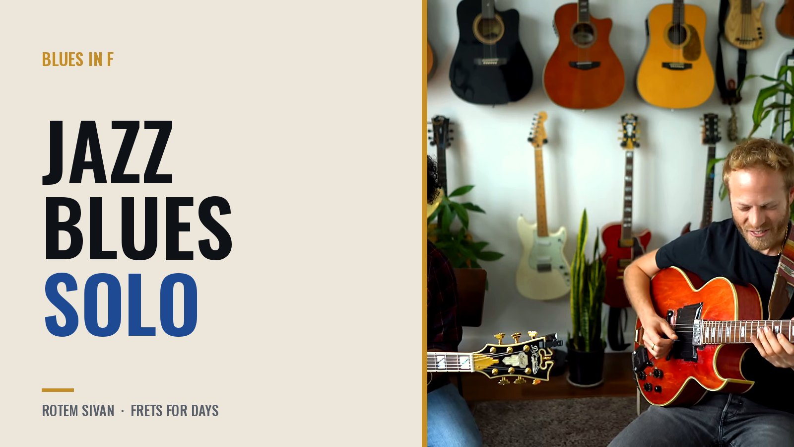 Jazz Blues Guitar Solo: Trade Choruses in F, One Idea at a Time